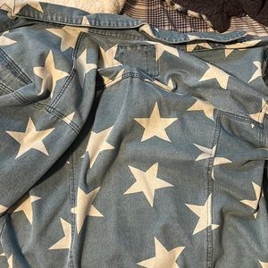Jean jacket from altered state, worn less then 5 times but kept up in closet